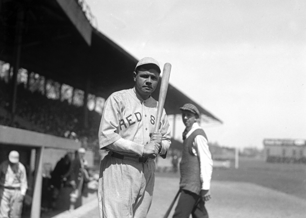 1919: Babe Ruth’s reported 587-foot home run